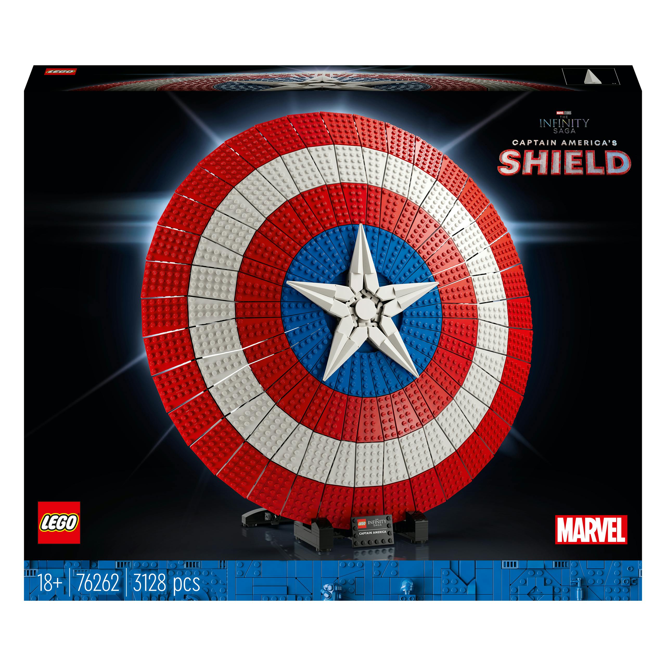 Lego Marvel Het Schild Van Captain America (76262)
