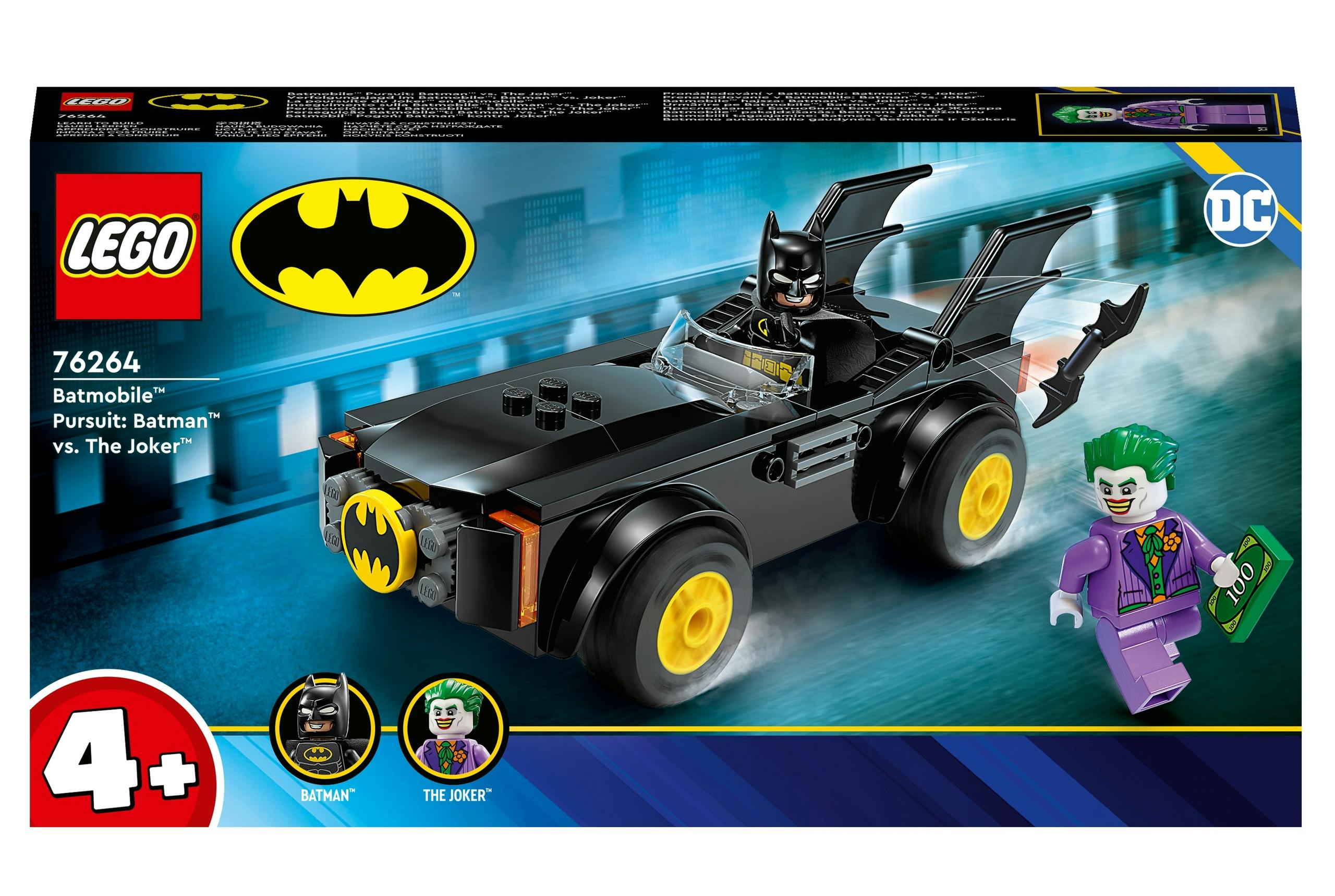 Lego Batman Batmobile Achtervolging: Batman Vs. The Joker (76264)