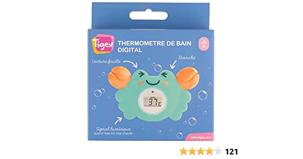 Thermomètre De Bain Digital Crabe