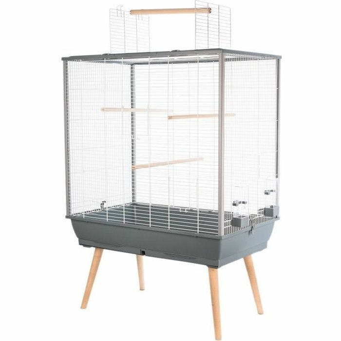Cage Surélevée Pour Oiseaux Néo Jili 112cm Gris