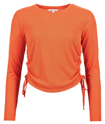T-shirt Rib ôdrey Coulisse Orange Femme