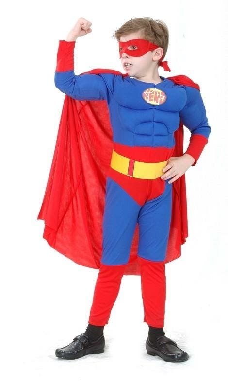 Costume rigolo : Déguisement Homme Super Héros Personnalisable - 24,90 €
