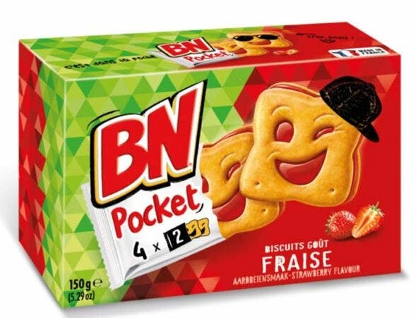 Bn Biscuits Pocket Goût Fraise