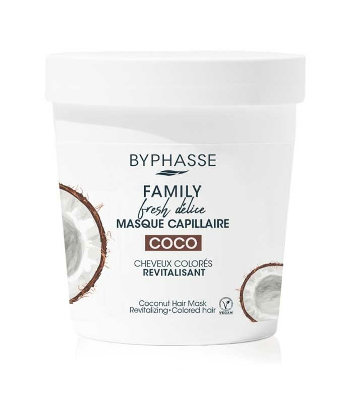 Byphasse - "family Fresh Délice" - Masque Capillaire - Noix De Coco : Cheveux Colorés