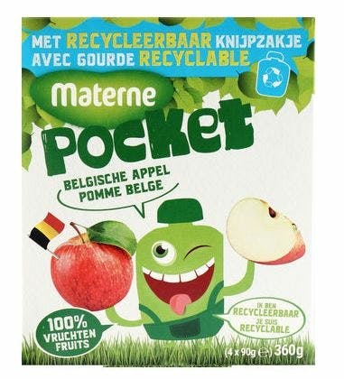 Materne Pocket Belgische Appel 4x90gr