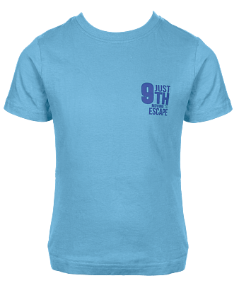 T-shirt Turquoise Manches Courtes Garçon