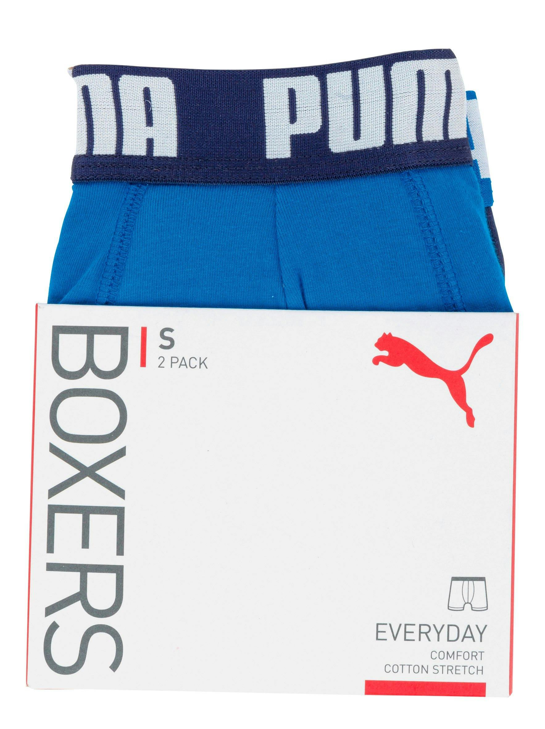 Puma Pack 2 Boxershorts Blauw