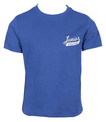 T-shirt Manches Courtes Bleu Garçon