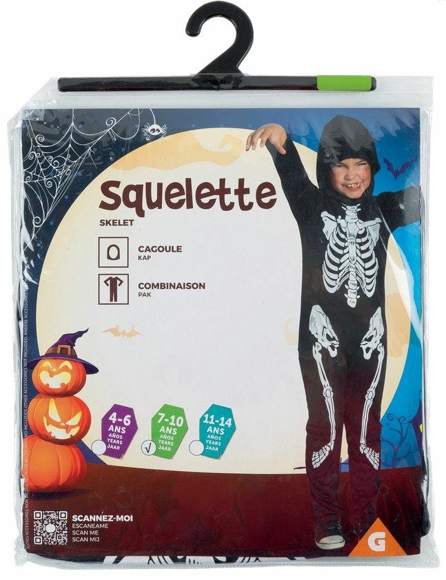 Costume De Squelette Enfant 