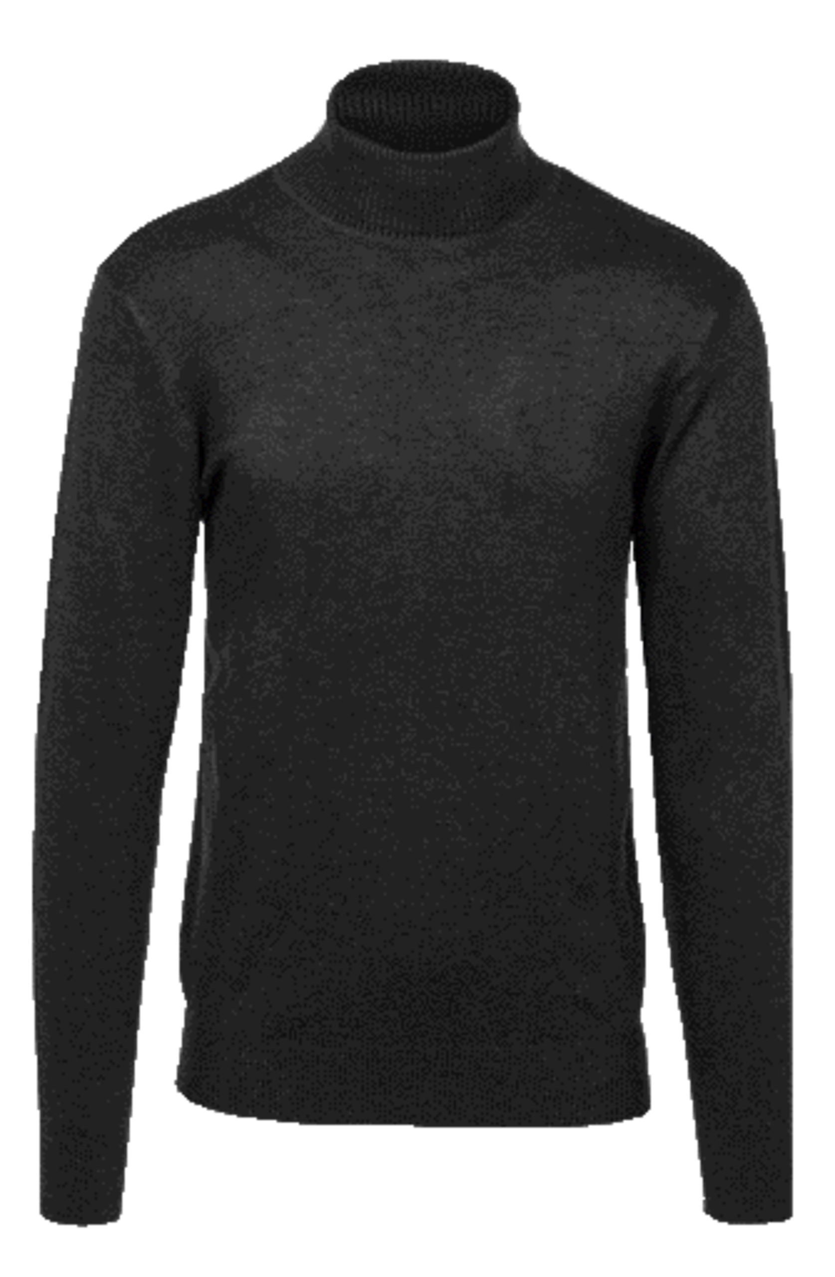 Pull Col Roulé Homme Anthracite