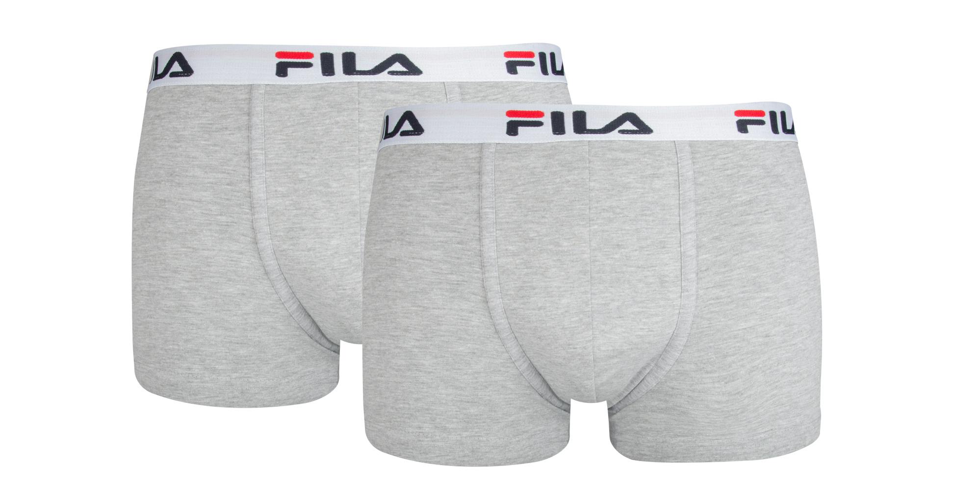 Fila Pack 2 Boxers Gris Homme