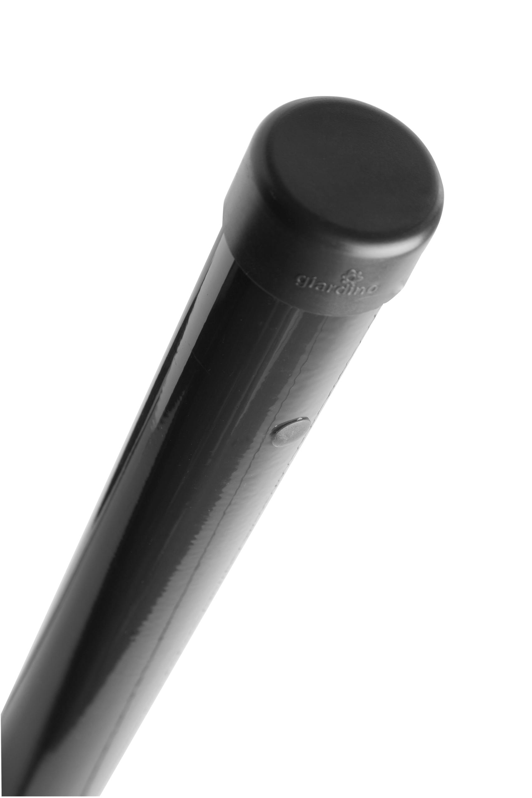 Poteau Rond Sans Guide-fils, 48mm X 1.5mm X 120cm Ral 9005 Noir