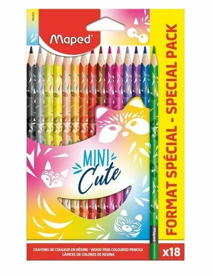 Maped Mini Cute - 18 Crayons De Couleur