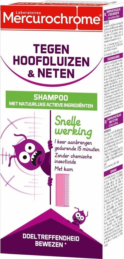 Mercurochrome Shampoing Anti-poux & Lentes