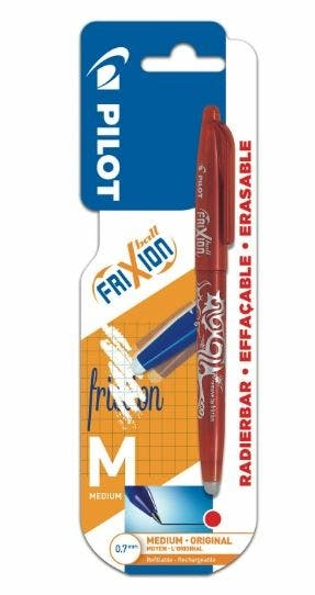 Stylo Roller Frixion Ball Pilot Rouge 